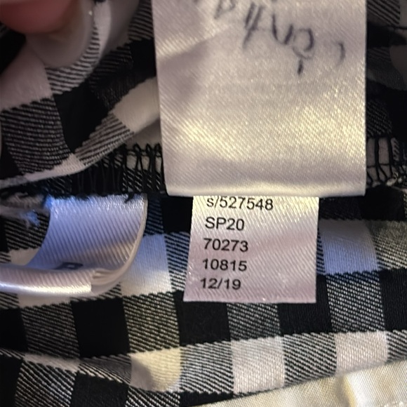 Ann Taylor gingham cottagecore preppy cropped dress pants. - Picture 10 of 12